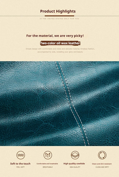 Vintage Large Capacity Women's Purse, Oil wax skin, Multi-card, Long Wallet, Multi-function Zipper Strap, Wrist Strap, New.