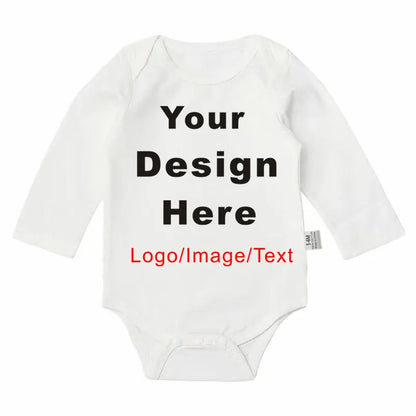 DIY IHR Design Neugeborenen-Anpassungs-Body, langärmeliger und kurzärmliger Overall, einfacher, individueller Baby-Strampler.
