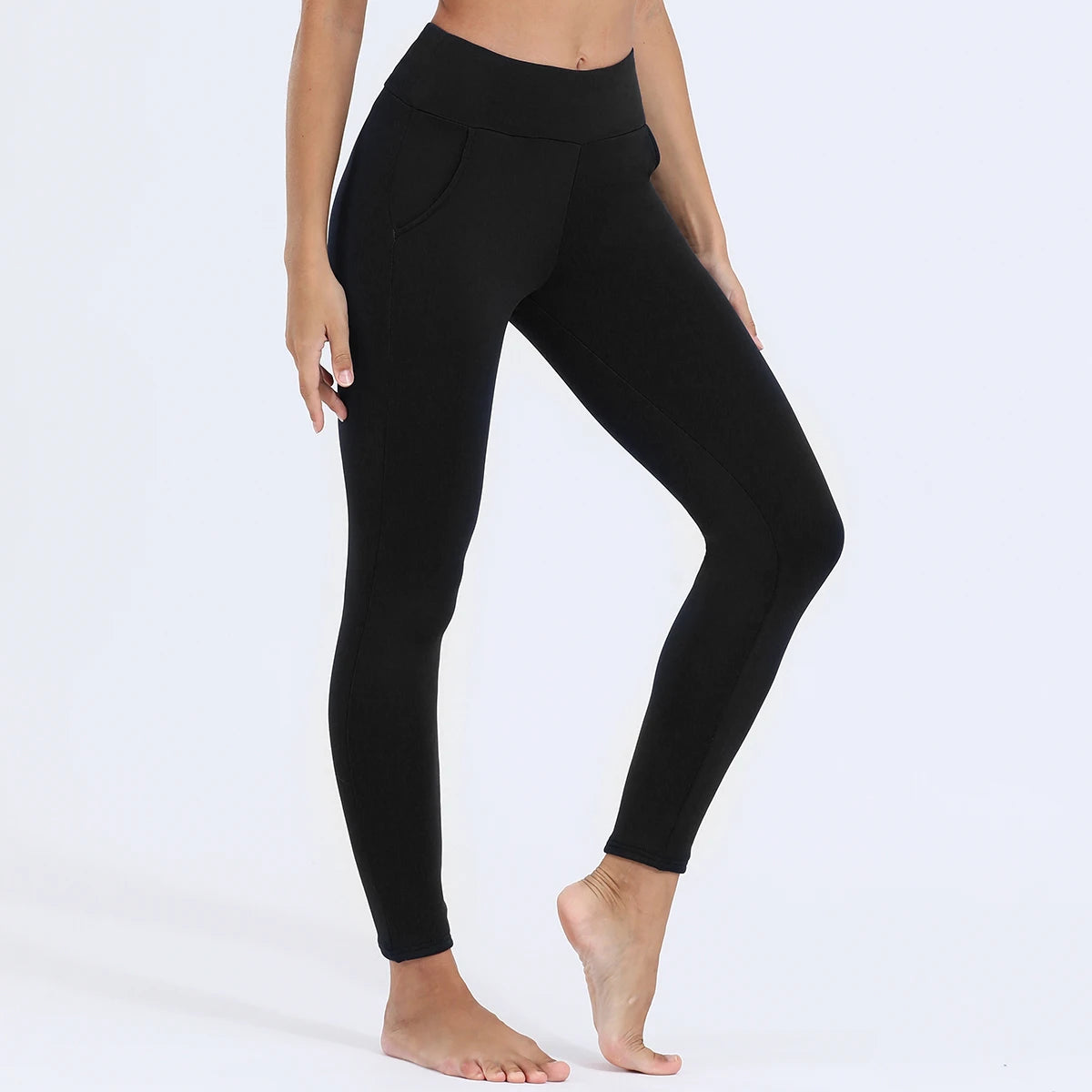 CHRLEISURE Winter Warm Women Thick Thicken Leggings Fleece Pants Female Thermal Leggings Tights Sexy Hight Wasit Stretchy.