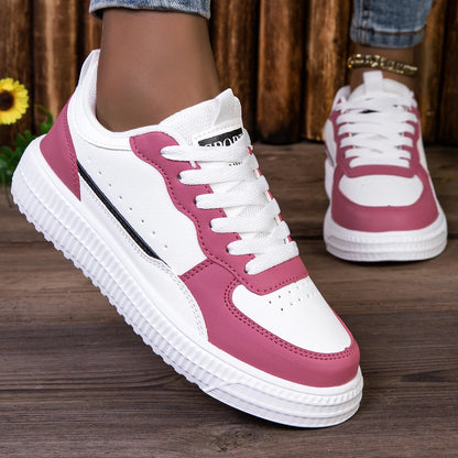 YRZL Leather Sports Women Casual Shoes Lightweight Running Shoes Platform White Sneakers Men Outdoor Breathable Sport Shoes.