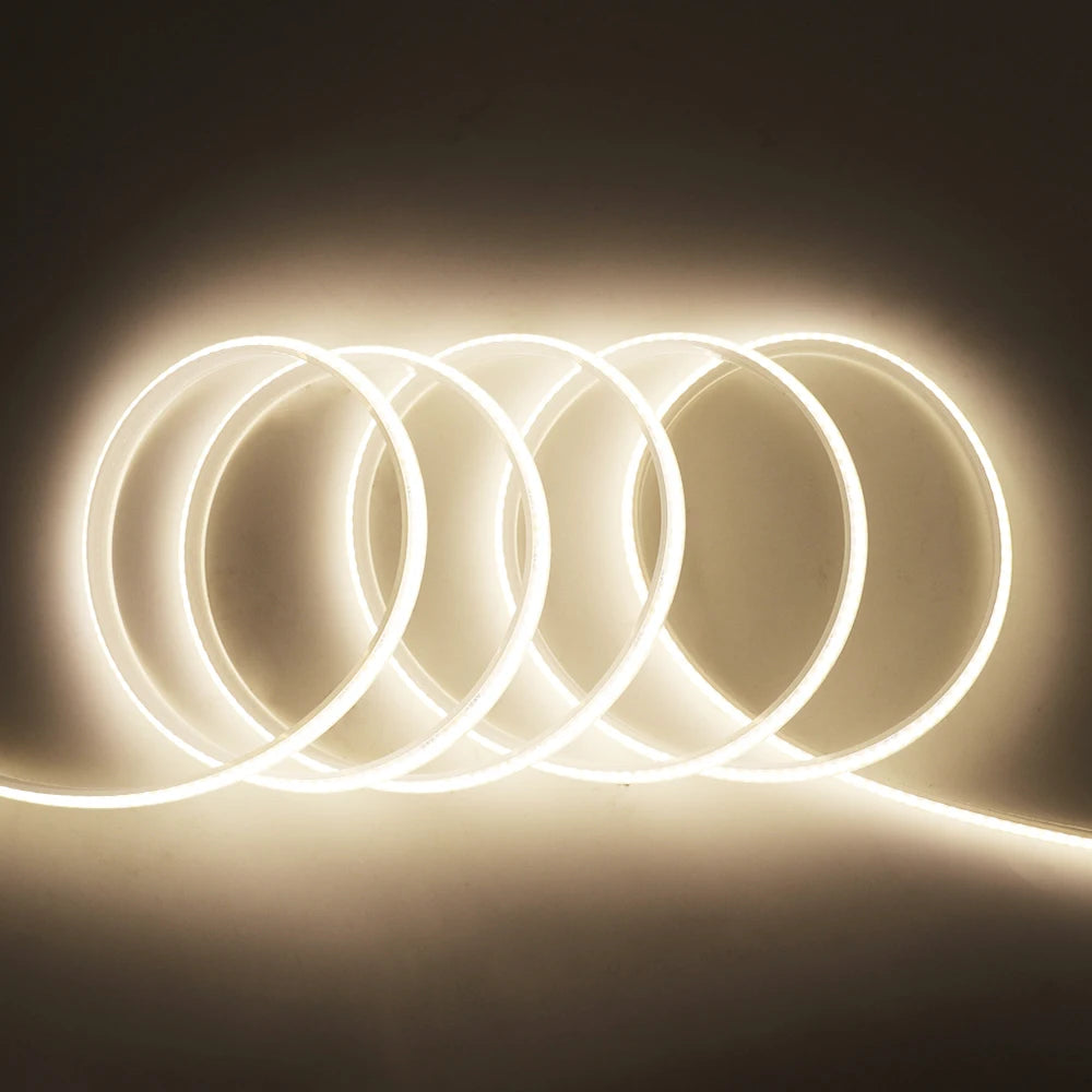 12V 24V COB LED Streifen Licht IP68 IP67 Wasserdichte Flexible Led Lampe 320LED 5m 10m 15m 0,5m 1m Hohe Dichte Helle Liner Beleuchtung.