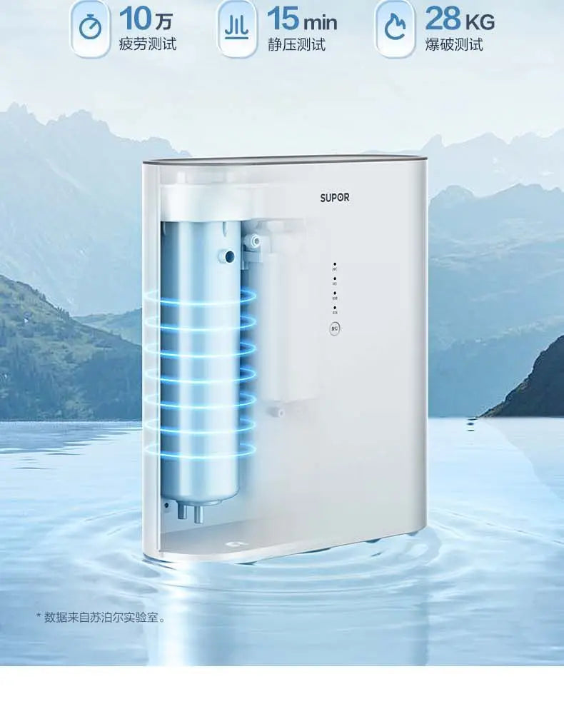 Supor reverse osmosis water purifier household direct drinking RO tap water filter kitchen water purifier genuine PR40.