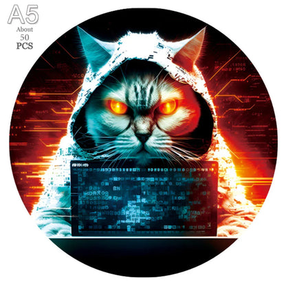 Deer in The Forest Wooden Puzzle Unique Shape Animal Puzzle Adult Relaxation Gift Exquisite Boxed Set with Decorative Artworks