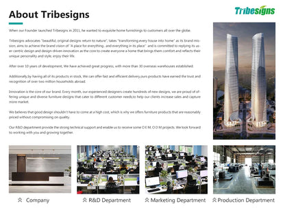 Tribesigns Moderner Computertisch, großer Bürotisch, Computertisch, Arbeitszimmer, Schreibtisch, Arbeitsplatz für das Heimbüro