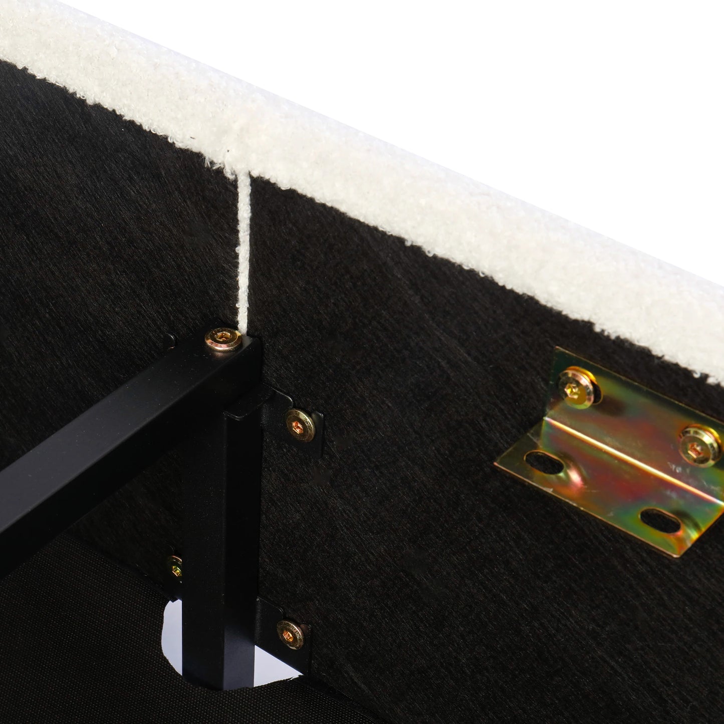 Polsterbett 90*200, Kinderbett, Einzelbett mit Lattenrost und Kopfteil, für Erwachsene und Jugendliche, Holzlatten, Baumwolle