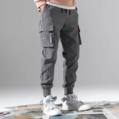 2025 Spring Autumn New Outdoor Casual Pants Men's Wear Resistant Loose Straight Tube Multi Pocket Work Pants Male Trousers.