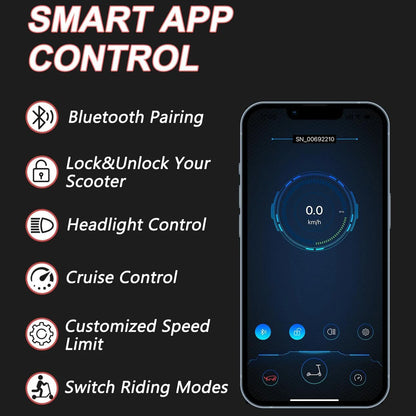 JUICEASE AP07 Electric Scooter 35KM Range 8.5Inch Escooter 350W/600W Power 31KM/H APP Scooter Electric Dual Damping Turn Signal.