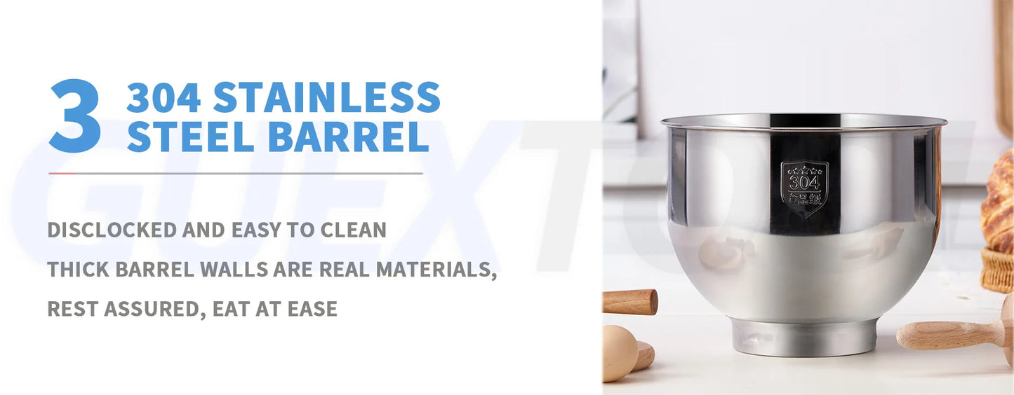 10L Stand Mixer Electric Kitchen Mixer Food Processor Dough Kneading Machine Kneader Kitchen Appliances Stir Fried chef's Machin.