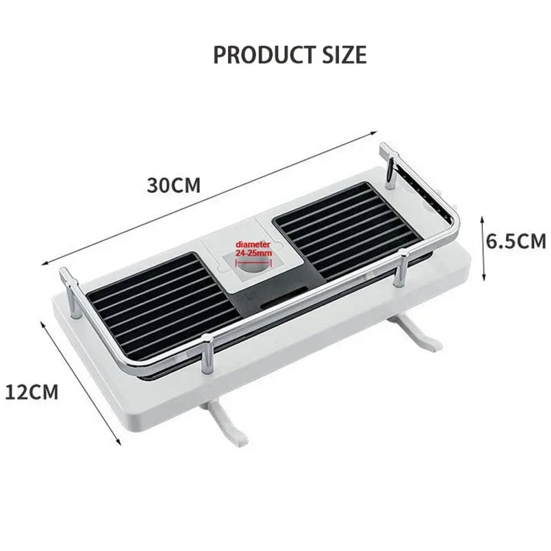 Dusche Lagerung Halter Bad Regal Pole Regale Shampoo Tablett Stehen Kein Bohren Hebe Stange Dusche Kopf Halter Rack Organizer