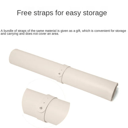 Portable Mouse pad large Gaming Waterproof Non-slip PU Leather Suede Desk Mat Computer Keyboard desk pad Mats white mousepad.