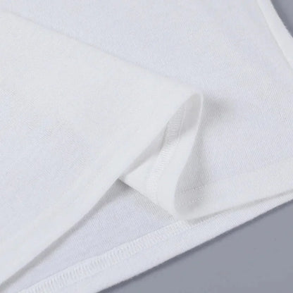 Langarm Top Weiße T-Shirts Frauen Basic Crop Top Herbst Pullover Solide Skew Neck T Shirt Streetwear Basic Schwarz Y2K Tees