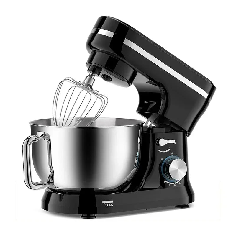 Electric Stand Mixer, 8 Speed Tilt-Head,  4.5L Stainless Steel Bowl, Kitchen Electric Mixer with Dough Hook, Wire Whip & Beater