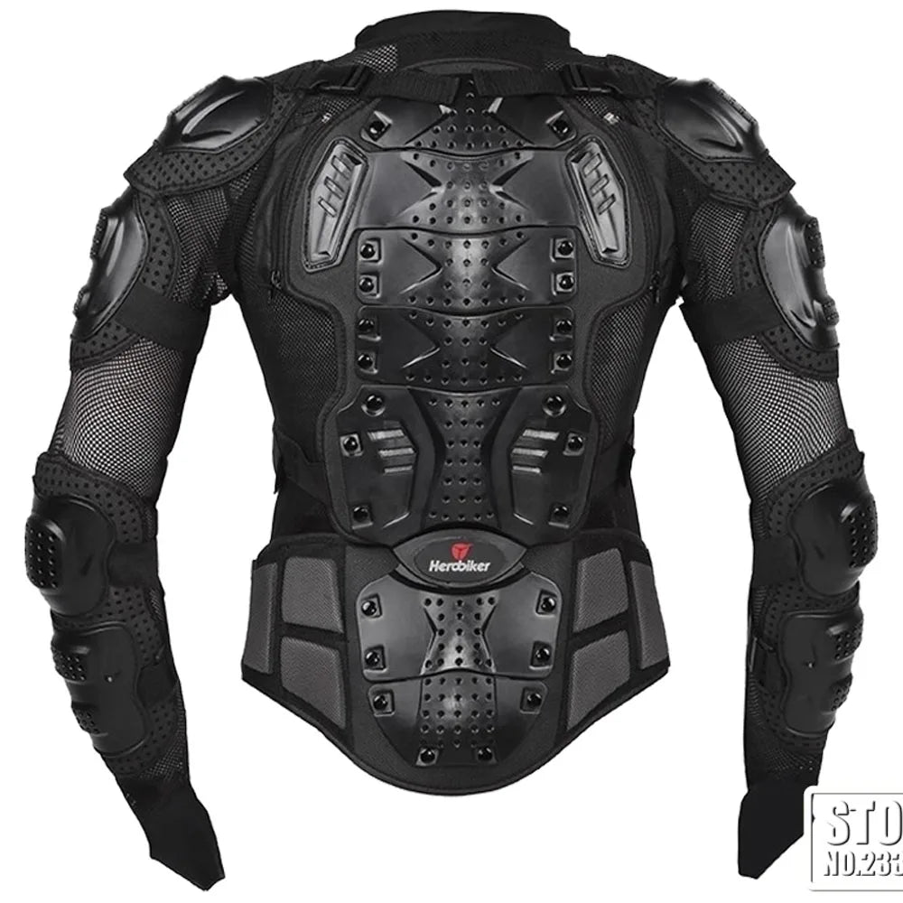 5XL Motorcycle Jackets Men's Full Body Armor Protection Jackets Motocross Enduro Racing Moto Protective Equipment Clothes.