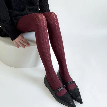 Women Stockings Sexy Slim Pantyhose Spring Autumn Winter Leggings New Solid Color Retro Super Stretch Tights Stockings