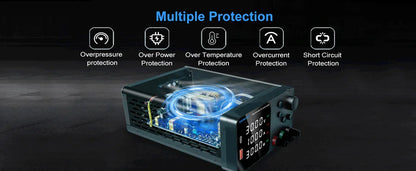 NANKADF Lab Bench Power Supply 30V 10A Switching Power Supply Unit 30V 5A  Adjustable Source 60V 5A Voltage Stabilizer 120V 3A.