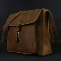 Vintage Military Canvas + Echtes Leder Herren Umhängetasche Sling Umhängetasche Tote Handtasche Herren Canvas Messenger Bag Freizeit.