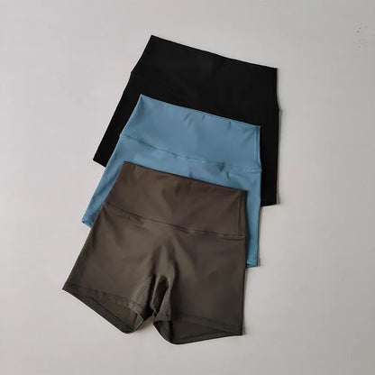 Summer Women's Yoga Shorts High Waist Sport Shorts Fitness Push-Up Tights Booty Short Pants Gym Shorts Cycling Shorts Female.