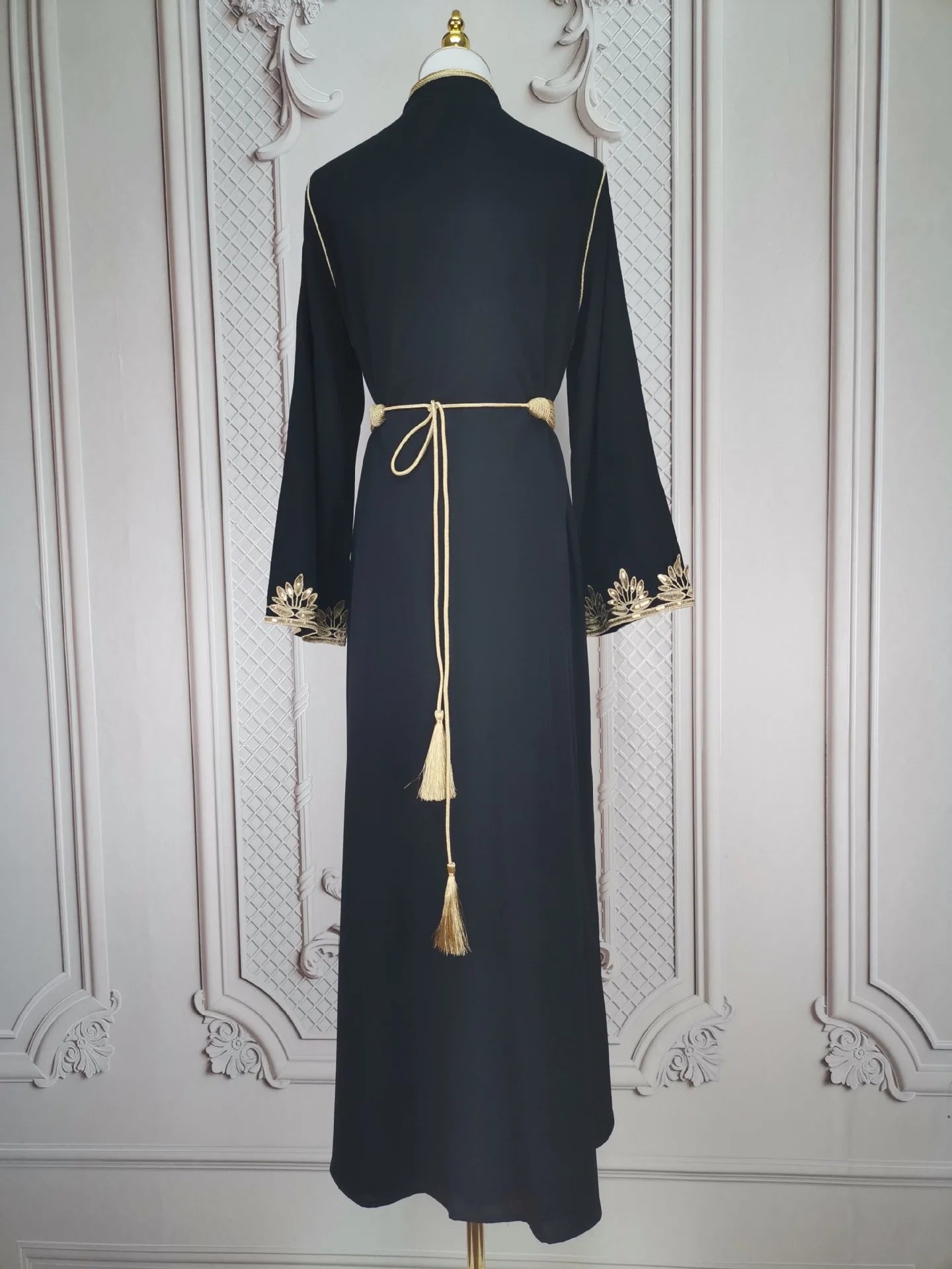 Eid muslimische Frauen Party Stickerei Kleider 2 Stück Set Jalabiya Ramadan Islam Vestidos arabische Robe Marokko Dubai Abayas Kaftan