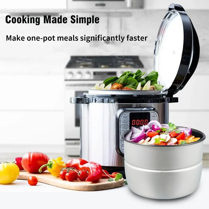 5L Electric Pressure Cooker Stainless steel Smart Multicooker for Kitchen Slow Cooker Rice Cooker Steam Pot Food Warmer 220V.