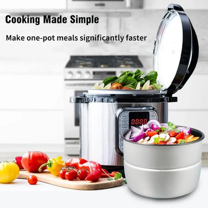 5L Electric Pressure Cooker Stainless steel Smart Multicooker for Kitchen Slow Cooker Rice Cooker Steam Pot Food Warmer 220V.