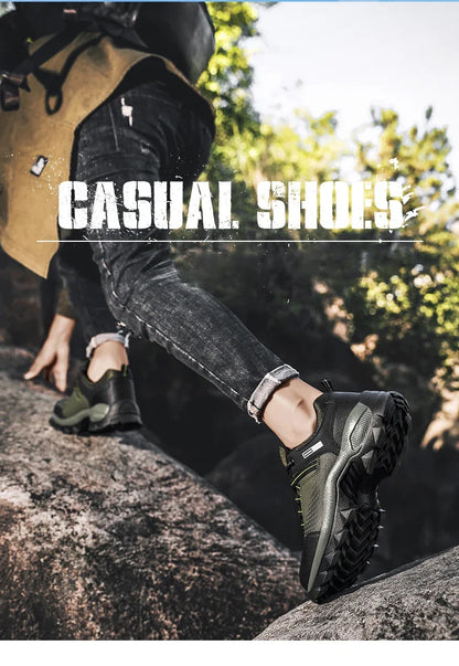 Men Boots Outdoor Sneakers Men Shoes 2025 New Fashion Male Casual Footwear Comfortable Tenis Masculino Botas Men Sneakers Shoes.