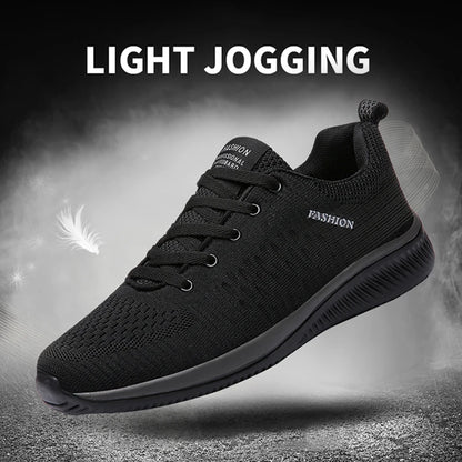 Men Running Shoes Breathable Light Comfortable Men's Casual Shoes Tenis Outdoor Slip On Walking Sneakers.