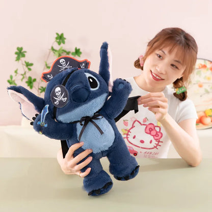 40CM Lilo and Stitch Xmas Disney Plush Toys Cartoon Anime Stuffed Kawaii Halloween Soft Stich Doll Plushie Kids Birthday Gifts.