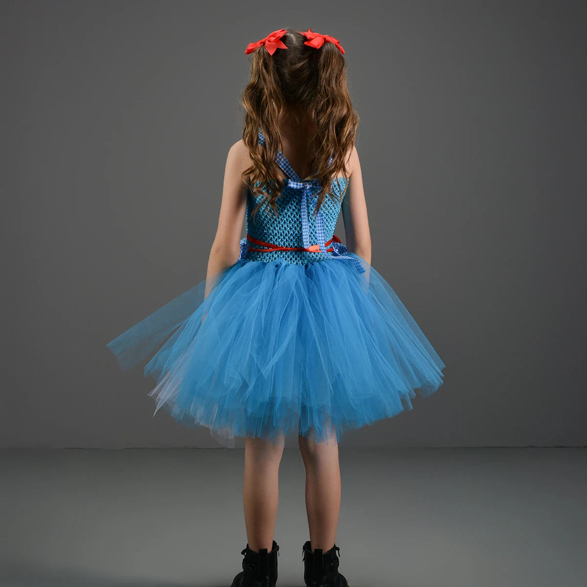 Kinder Mädchen Halloween Kostüm Zauberer von Oz Vogelscheuche Zinn Mann Löwe Hexe Prinzessin Tutu Kleid Rollenspiel Party Bühne Kleid Outfit.