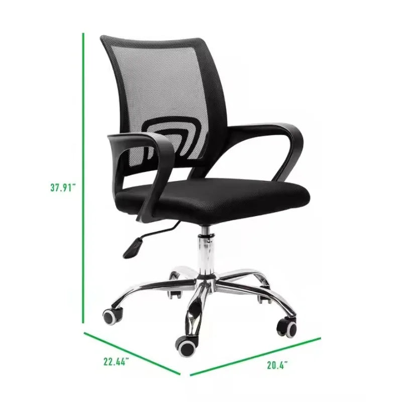 Home-Office-Stuhl verstellbarer Gaming-Stuhl Ergonomischer Drehstuhl mit mittlerer Rückenlehne Sessel Büro Schreibtischs tuhl Wohn möbel