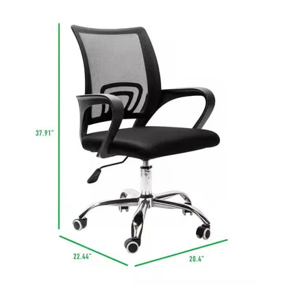 Home-Office-Stuhl verstellbarer Gaming-Stuhl Ergonomischer Drehstuhl mit mittlerer Rückenlehne Sessel Büro Schreibtischs tuhl Wohn möbel