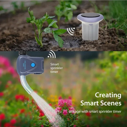 Tuya Smart ZigBee Solar Boden Sensor Temperatur und Feuchtigkeit Meter Thermo Hygrometer Home Garten Automatisierung Bewässerung Detektor.