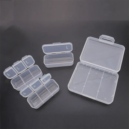 Weekly 6/7/8/10/21 Grids Pill Box Medicine Organizer Black Plastic Storage Box Container Portable Pill Case