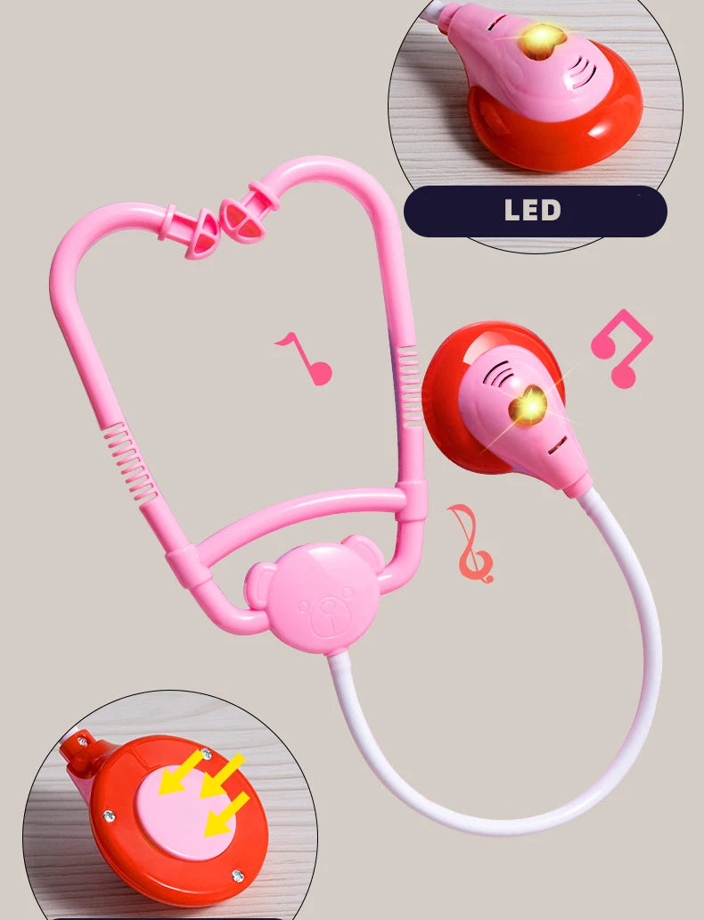 Children Doctor Play Set Simulation Nurse Toy Doctor Accessories for Kids Home Play Toys Doctor Set Toy Gift for Kids Boys Girls.