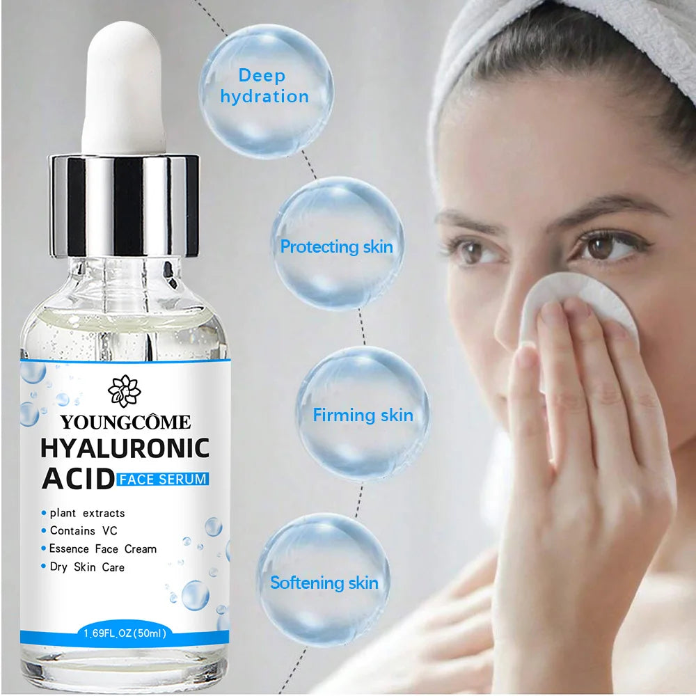 Hyaluronic Acid Facial Essence Deep Moisturizing Facial Skin Essence Korean Skin Care Products.