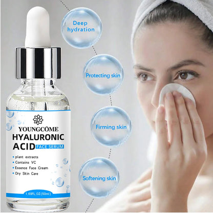 Hyaluronic Acid Facial Essence Deep Moisturizing Facial Skin Essence Korean Skin Care Products.