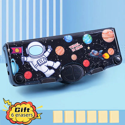 Astronaut multifunktion ale Büro Briefpapier Box Grundschule Schüler große Kapazität Feder mäppchen Cartoon Geschenk 6-teiliges Set
