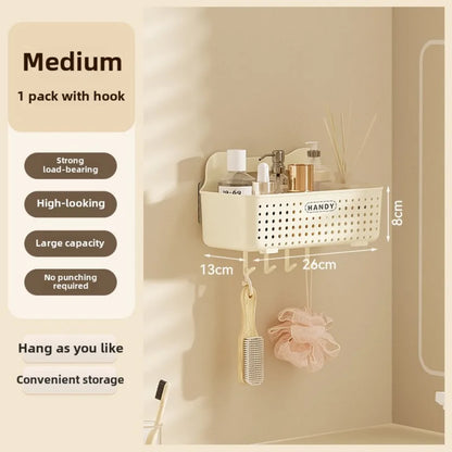 Keine Notwendigkeit, Löcher zu Bohren, WC-Aufbewahrungsregal, Badezimmer, Wandmontage, Kosmetik, Waschtisch, Aufbewahrung, Schminkregal, Küche, Wandregal