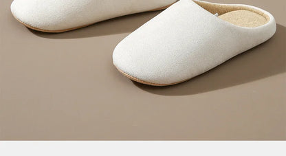 Asgard Women Warm House Slippers Winter 2024 New Silent Flat Bedroom Slides Indoor Cozy Fur Women Cotton Shoes Men Fuzzy Slipper.