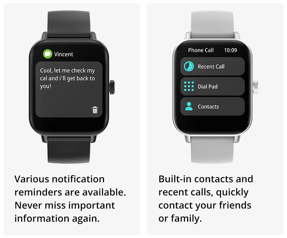 COLMI P81 Voice Calling Smart Watch Ultra 1.9 inch Screen 24H Health Monitor 100+ Sports Modes, Bluetooth Smartwatch Men Women.