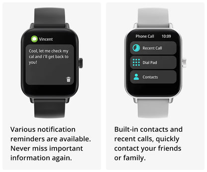 COLMI P81 Voice Calling Smart Watch Ultra 1.9 inch Screen 24H Health Monitor 100+ Sports Modes, Bluetooth Smartwatch Men Women.