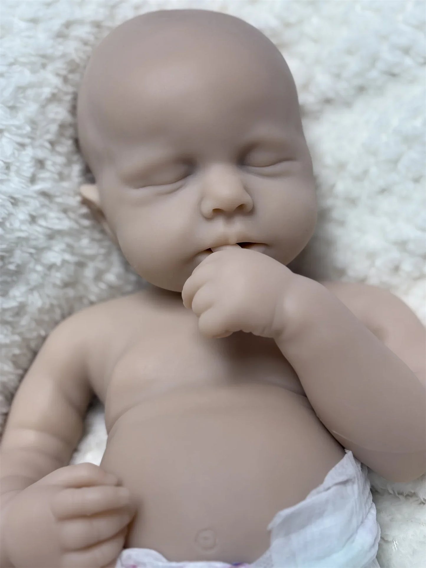 18Inch Can Open Mouth Close Eyes LouLou Full Solid Silicone Bebe Reborn Girl & Boy Doll With Rooted Hair Corpo De Silicone Doll.