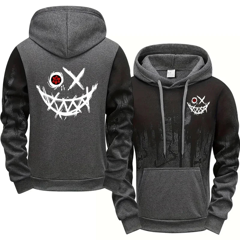 Men Single Piece Sweatshirts Sweatpants Versatile Men's Tracksuit Casual Comfort Fashion Daily Sports Simple Splashed Ink Hoodie.