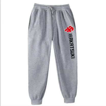 Fashion Print Men's Women's Jogging Hip Hop Pants Street Clothing Hot Selling Anime Pants Akatsuki Fleece Trousers S-3XL.