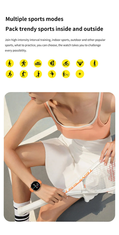 2025 New Smartwatch Women AMOLED HD Screen Always On Display Bluetooth Call IP68 Waterproof GPS Smart Men Watch For Android ios.