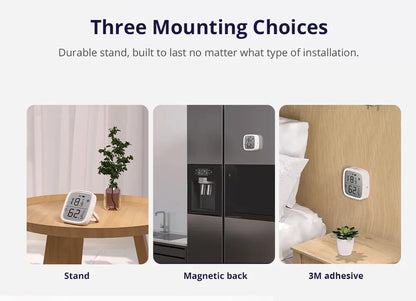 SONOFF SNZB 02D Zigbee Temperatur-Feuchtigkeitssensor SNZB-02D mit LCD-Bildschirm für EWeLink SONOFF ZigBee Bridge Alexa Alice.