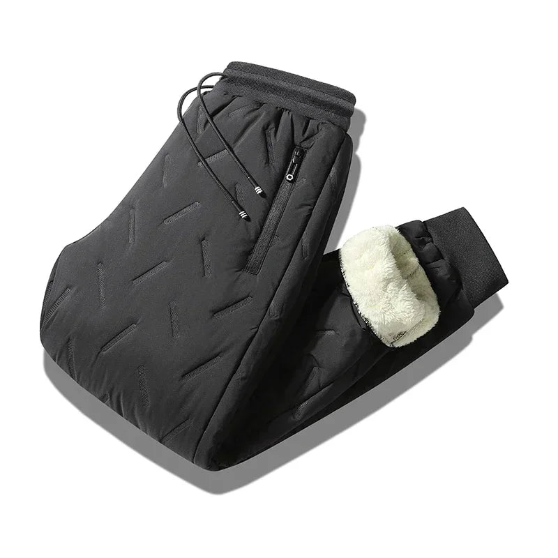 Men's down trousers autumn and winter new padded and thickened outdoor -20 degrees snow warm bottoms men's windproof Harem Pants