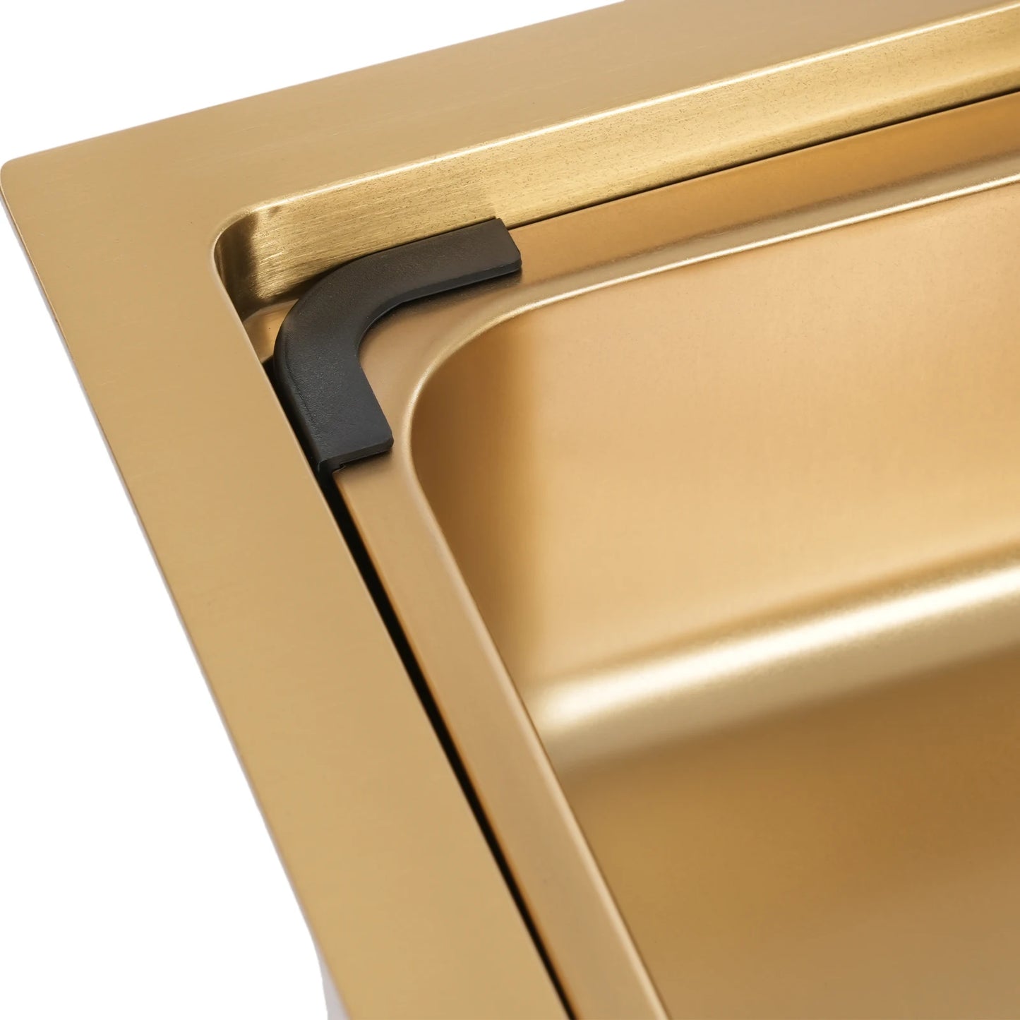 Gold 30 × 18 × 9 Inch 304 Stainless Steel Sink Undercarriage Kitchen Sink Stainless Steel Sink For Restaurants Dessert Shops Etc