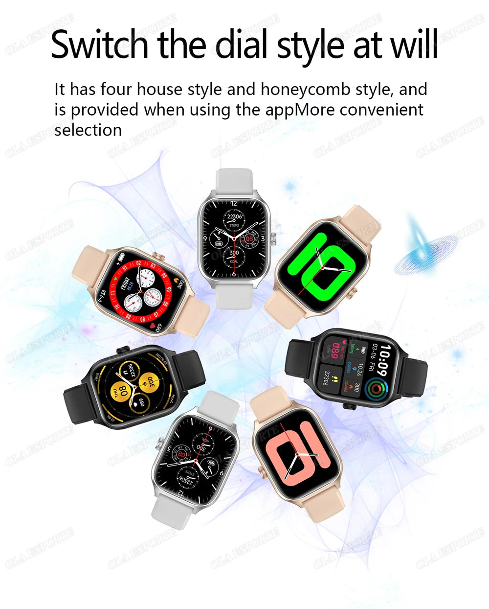 Smart Watch For Android IOS Watches 1.83inch HD Display Bluetooth Call Message Alert Music Sports Mode Smartwatch Men Women Gift.