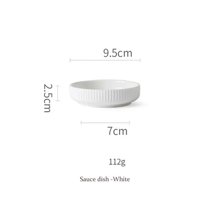 KINGLANG Nordic Creative Ceramics Plates matte glazed bowl Dishes Individual  Ins style Dishes Bowl Household Tableware.