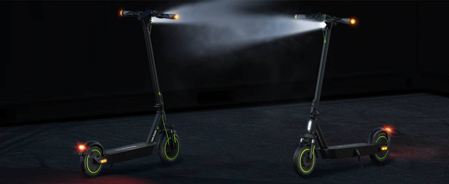 Isinwheel S10plus (ABE) Adult Electric Scooter 500W Motor 36V 15Ah Battery 10" Pneumatic Tires City Commuter Electric Scooter.